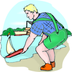 Boy with Toy Boat 1