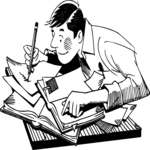 Man Doing Paperwork