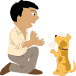 Boy with Dog 2