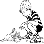 Boy with Butterfly 1