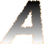 Charcoal Italic A 1