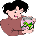 Boy with Grasshopper