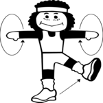 Rag Doll Doing Aerobics