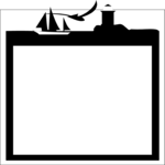 Sailboat Scene Frame
