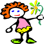 Holding Flower