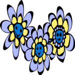 Happy Flowers Row
