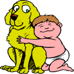 Baby & Dog 1
