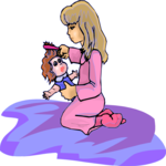 Girl with Doll 12