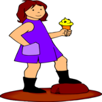 Girl with Ice Cream