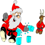 Santa - Karate Chop