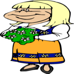 Girl with Flowers 06