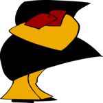 Crow in Wind