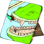 Dragon Brushing Teeth