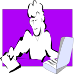 Working with Laptop