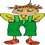 Boy in Overalls 5