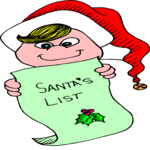 Kid with Santa's List