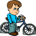 Boy with Flat Tires