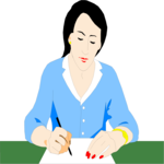 Woman at Desk 5