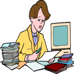 Woman at Desk 6