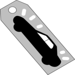 Car Price Tag Border