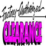 Factory Clearance
