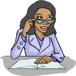 Woman at Desk 4
