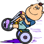 Boy on Tricycle 1