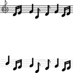 Musical Note Border