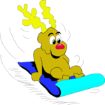 Reindeer on Toboggan 4