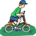 Boy on Bicycle 4