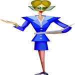 Businesswoman Reading