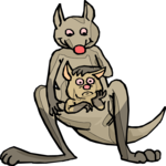 Kangaroo & Baby 7