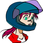 Helmet Girl 1