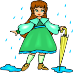 Girl in Rain 1