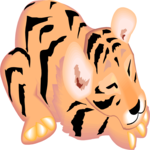 Tiger Cub Sleeping