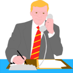 Businessman on Telephone 2