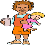 Girl Playing with Doll 2