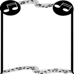 Musical Notes Frame