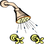 Shower Head & Knobs