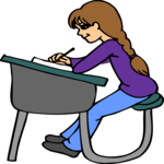 Student at Desk 3