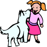 Girl & Dog 09