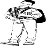 Boy with Backpack 1