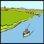 Boat on River