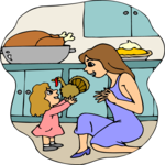 Girl with Turkey