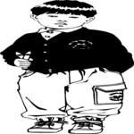 Boy in Baggy Pants