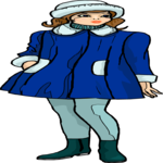 Girl in Coat 1