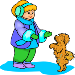 Girl & Dog 07