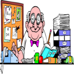 Desk Scene - Man 3
