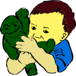 Baby with Doll 2