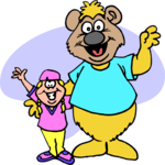 Girl with Bear